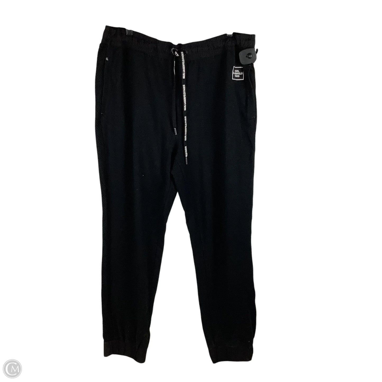 Pants Designer By Karl Lagerfeld In Black, Size: Xl