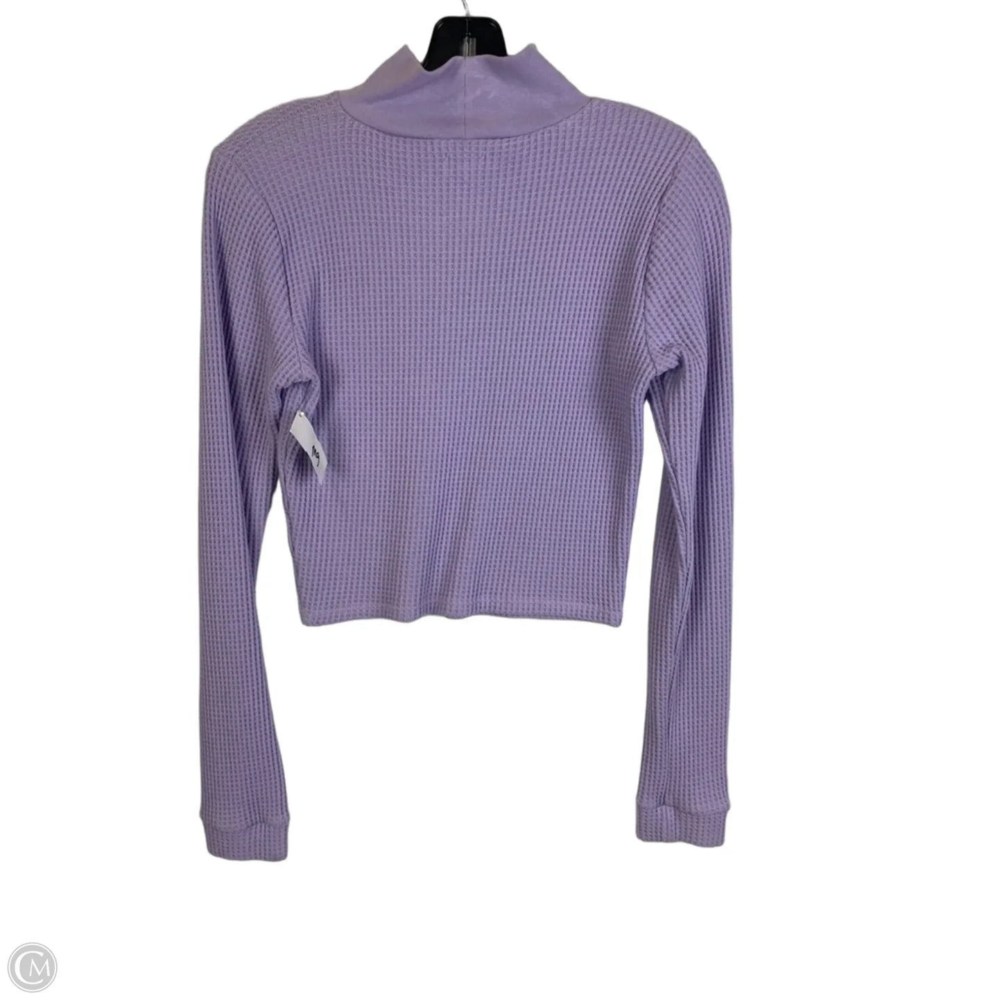 Top Long Sleeve By Aerie In Purple, Size: M