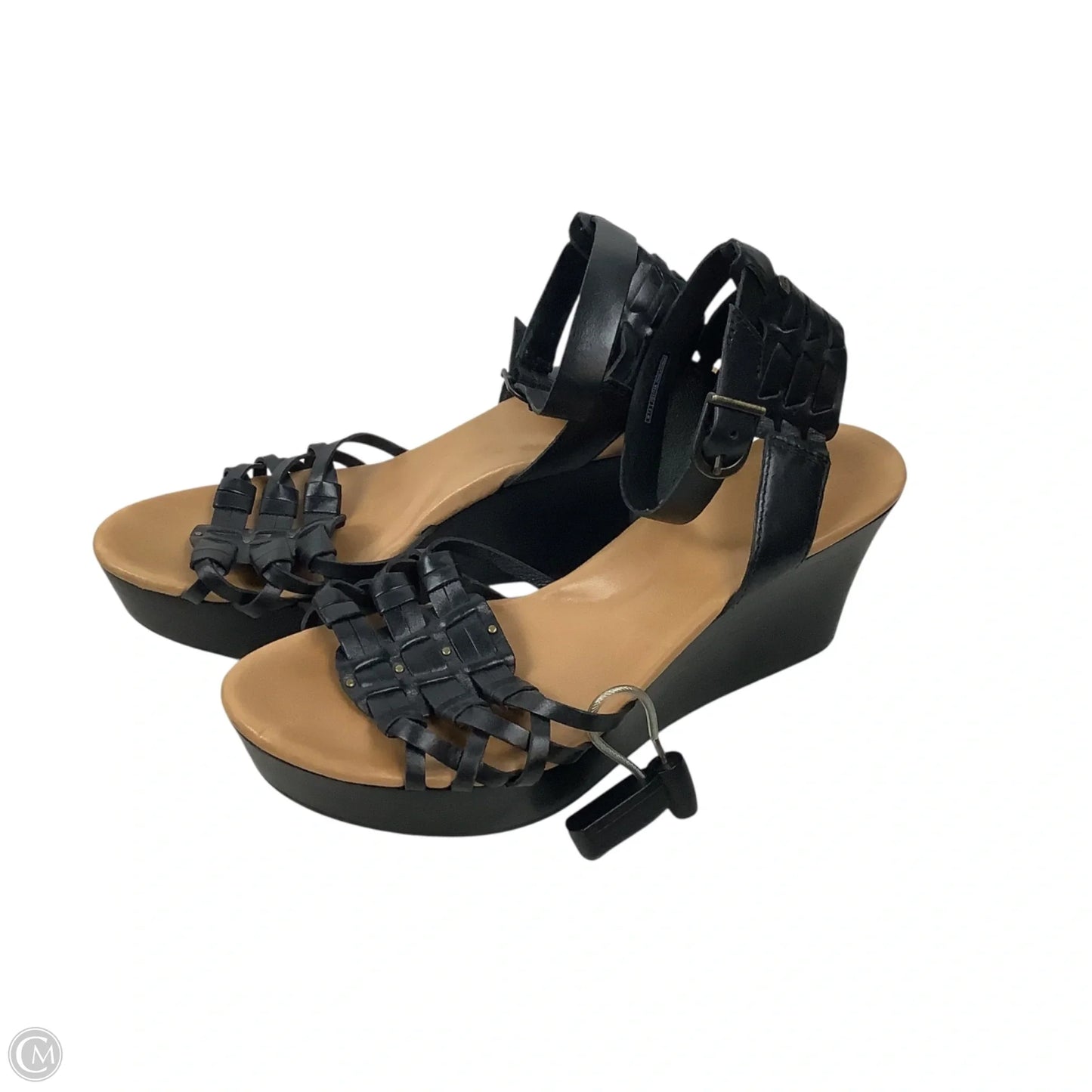 Sandals Designer By Ugg In Black, Size: 7.5