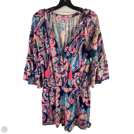 Romper Designer By Lilly Pulitzer In Navy, Size: M