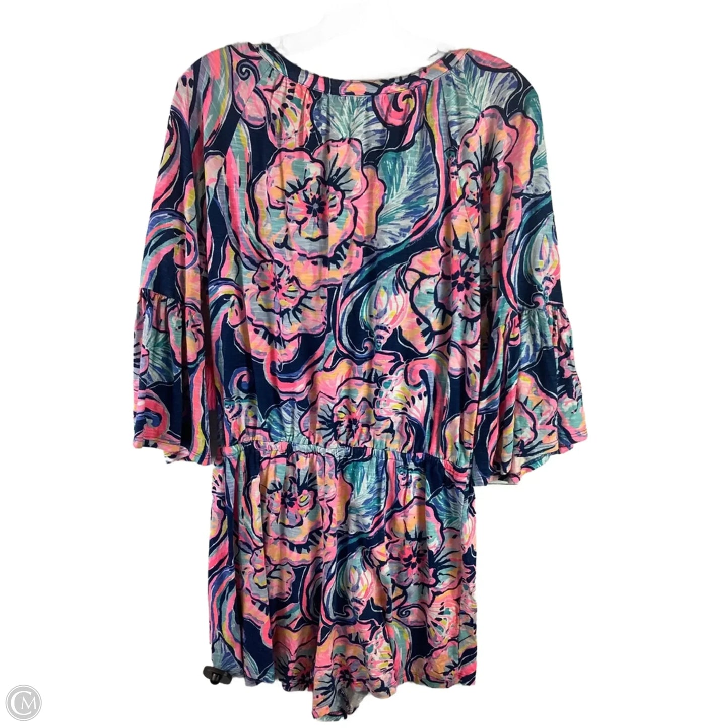 Romper Designer By Lilly Pulitzer In Navy, Size: M