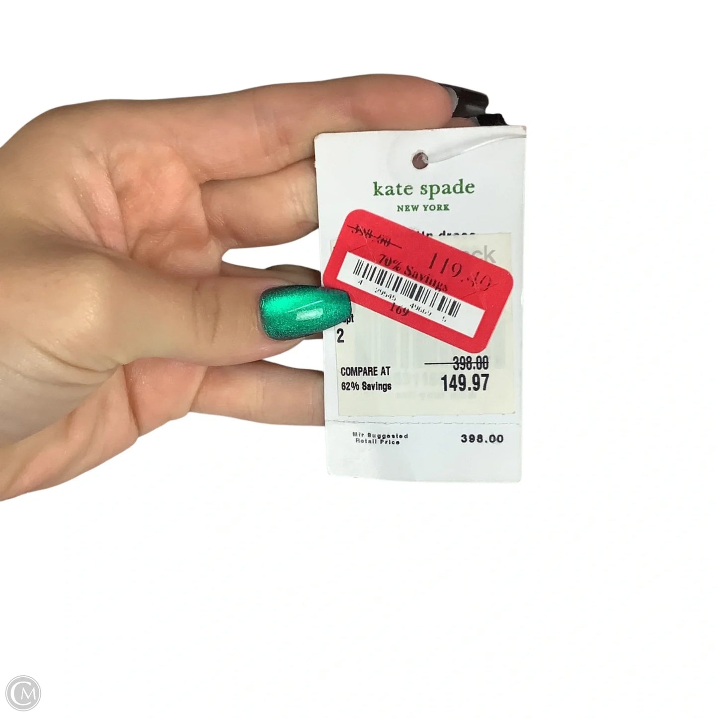 Dress Designer By Kate Spade In Black & Cream, Size: 2