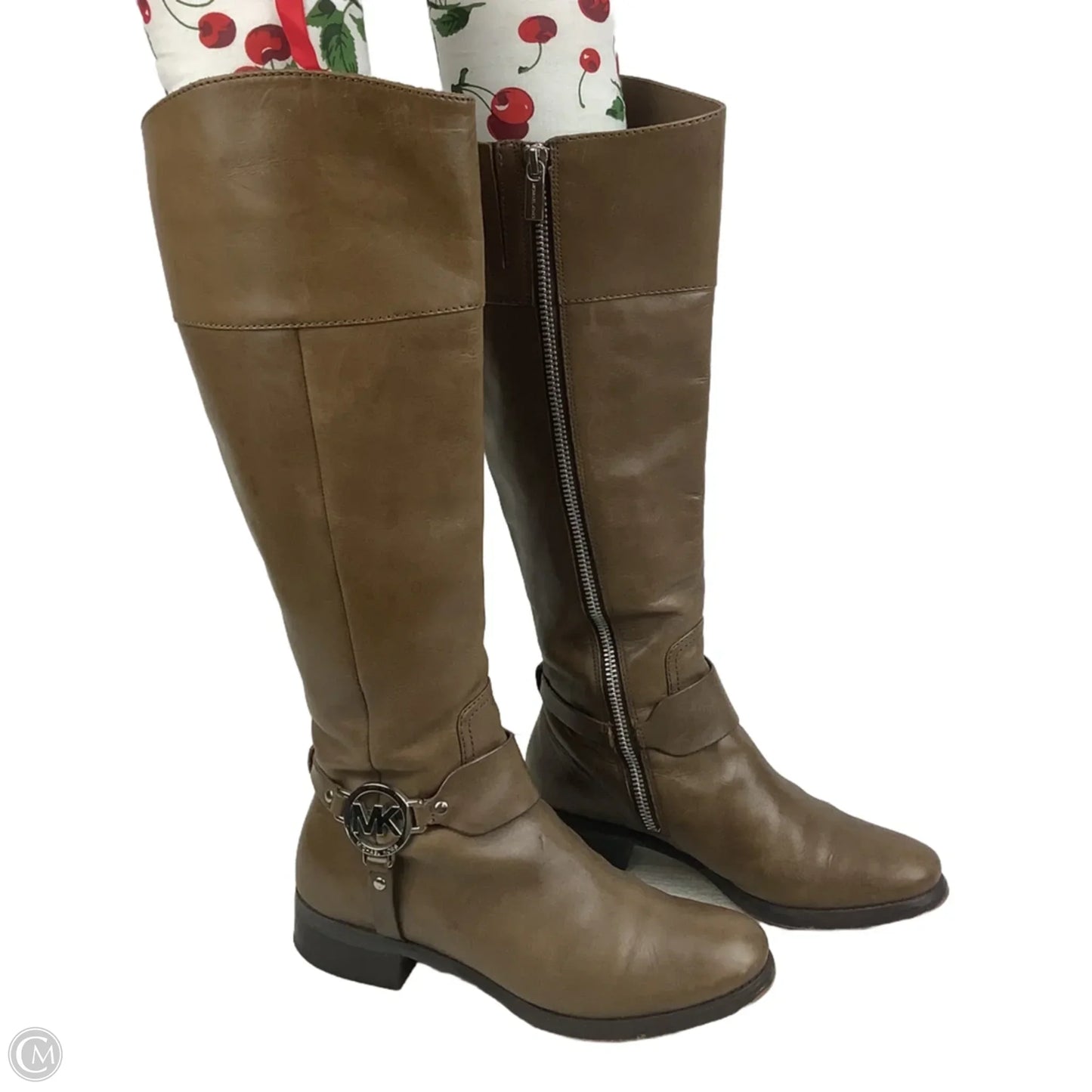 Boots Designer By Michael Kors In Brown, Size: 6