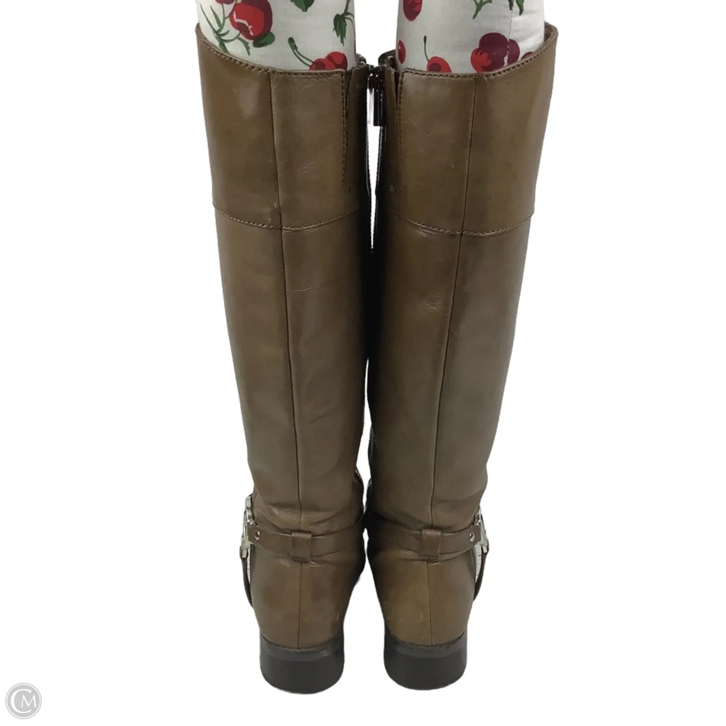 Boots Designer By Michael Kors In Brown, Size: 6