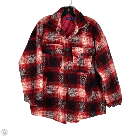 Coat Wool By Clothes Mentor In Plaid Pattern, Size: 0