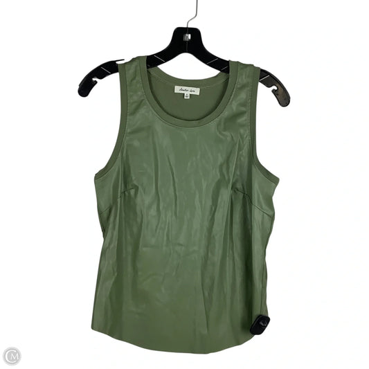 Top Sleeveless By Another Love In Green, Size: S