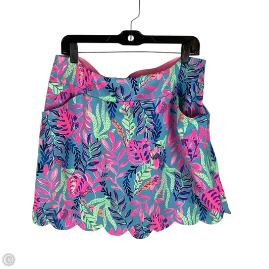 Skort Designer By Lilly Pulitzer In Multi-colored, Size: 14
