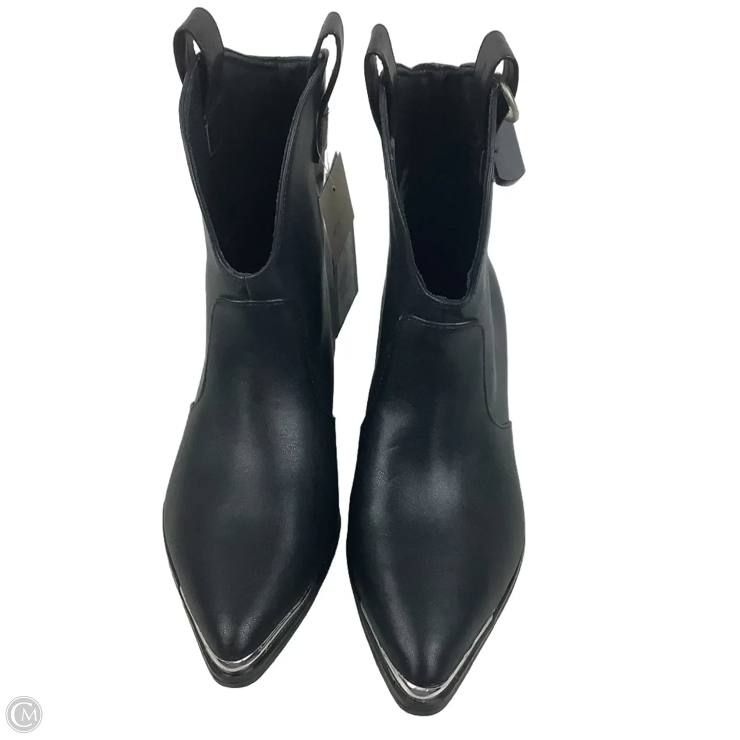 Boots Ankle Heels By Universal Thread In Black, Size: 6