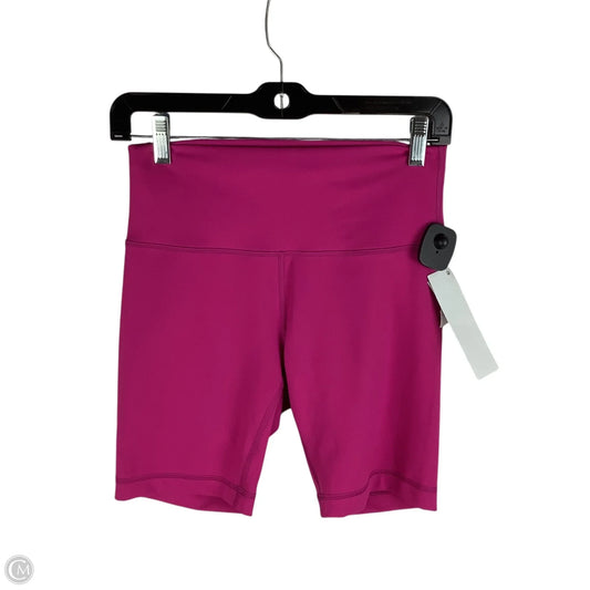 Athletic Shorts By Lululemon In Pink, Size: 8
