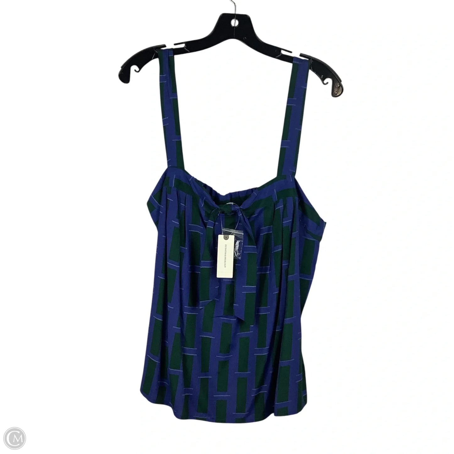Top Sleeveless By Corey Lynn Calter In Plaid Pattern, Size: L