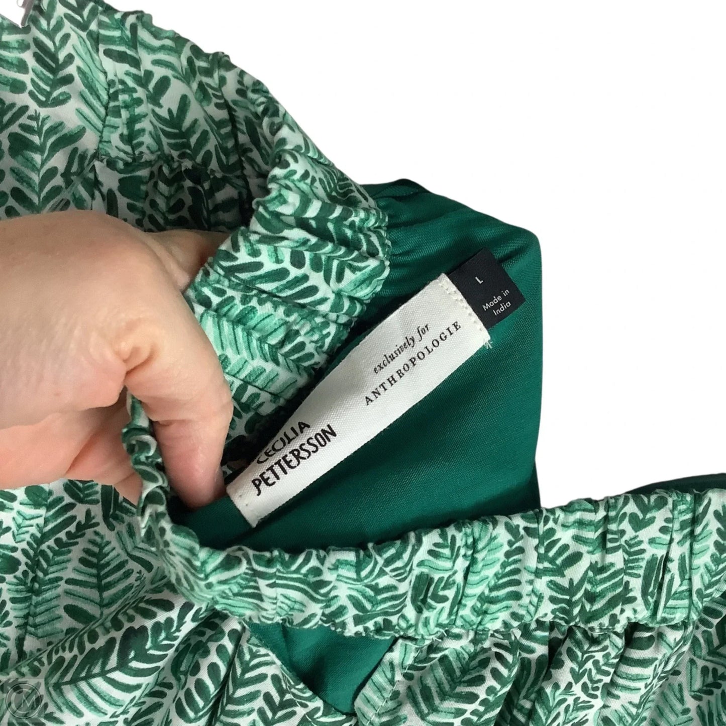 Top Sleeveless By Anthropologie In Green, Size: L