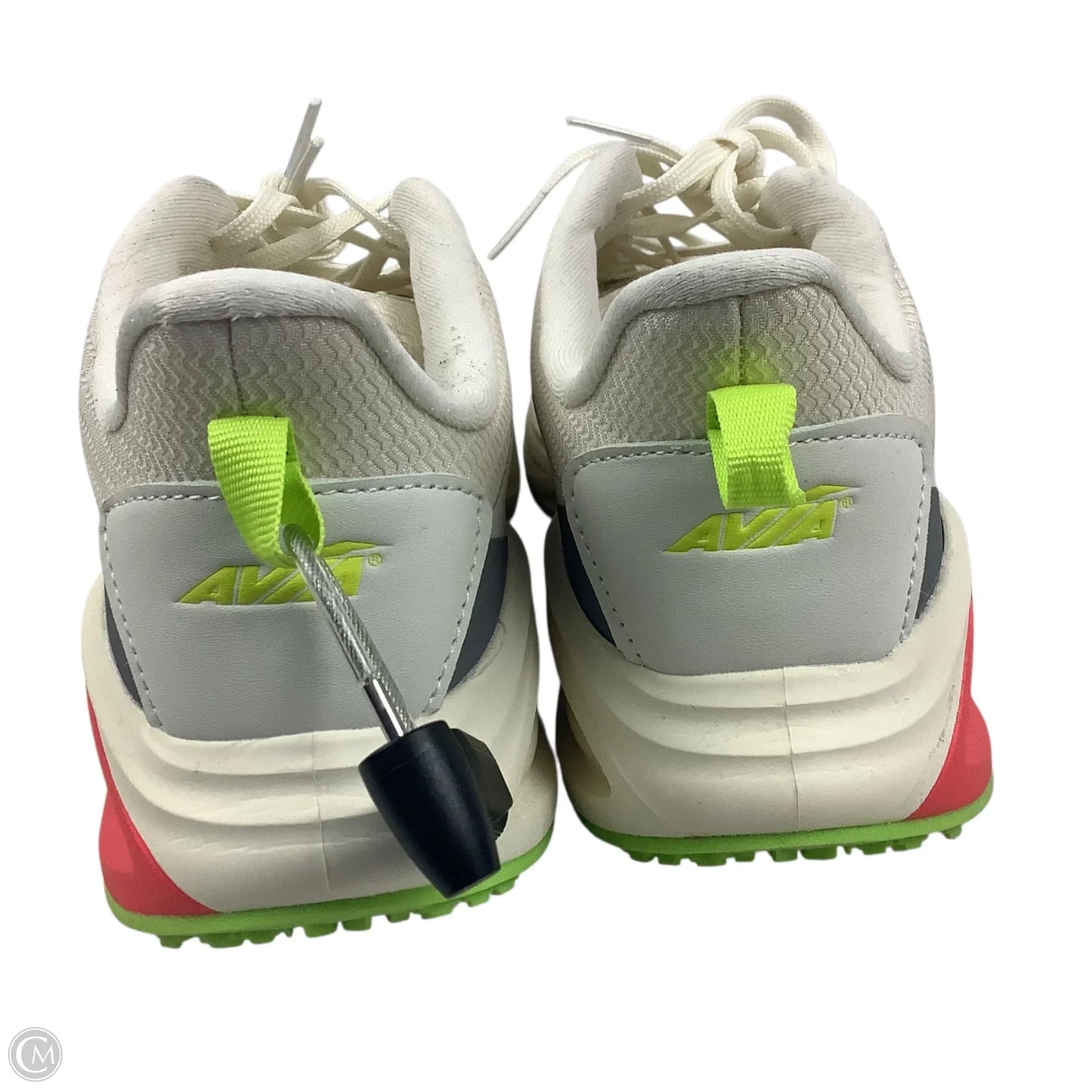 Shoes Athletic By Avia In Cream & Orange, Size: 8.5