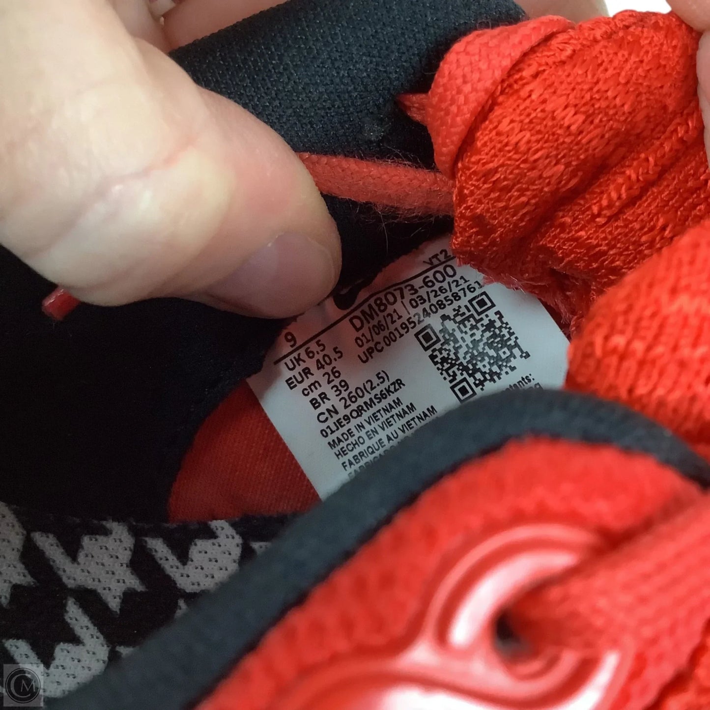 Shoes Athletic By Nike In Red, Size: 9