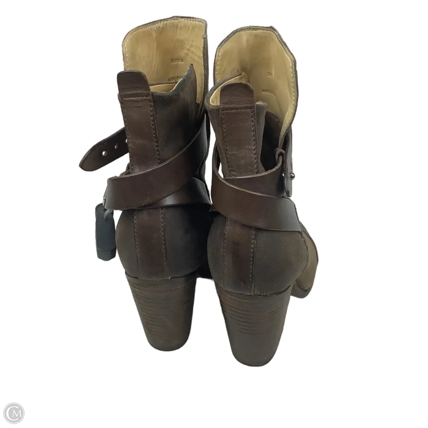 Boots Ankle Heels By Rag And Bone In Brown, Size: 6