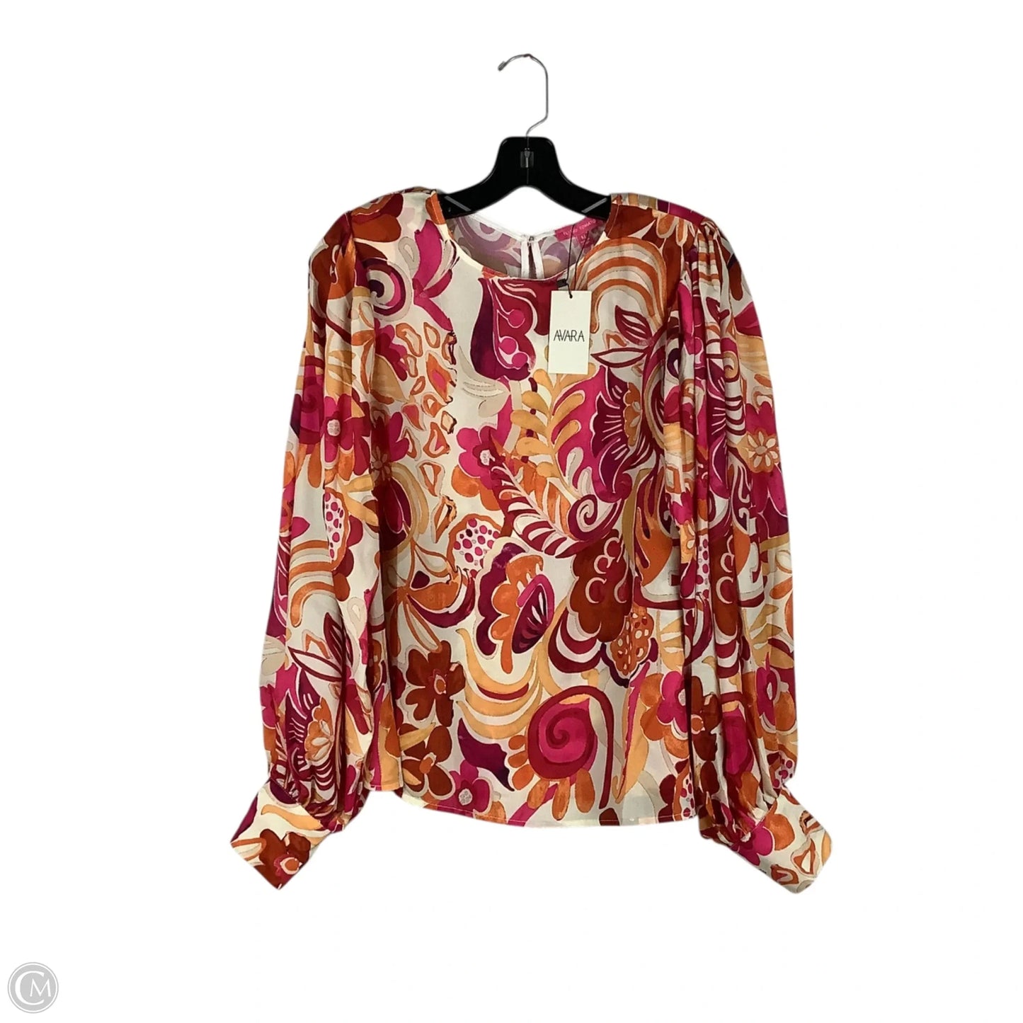 Top Long Sleeve By Flying Tomato In Multi-colored, Size: M