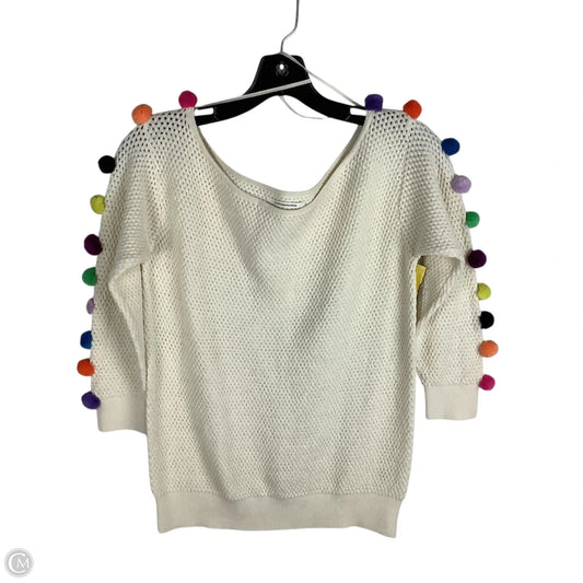 Sweater By Anthropologie In Cream, Size: S