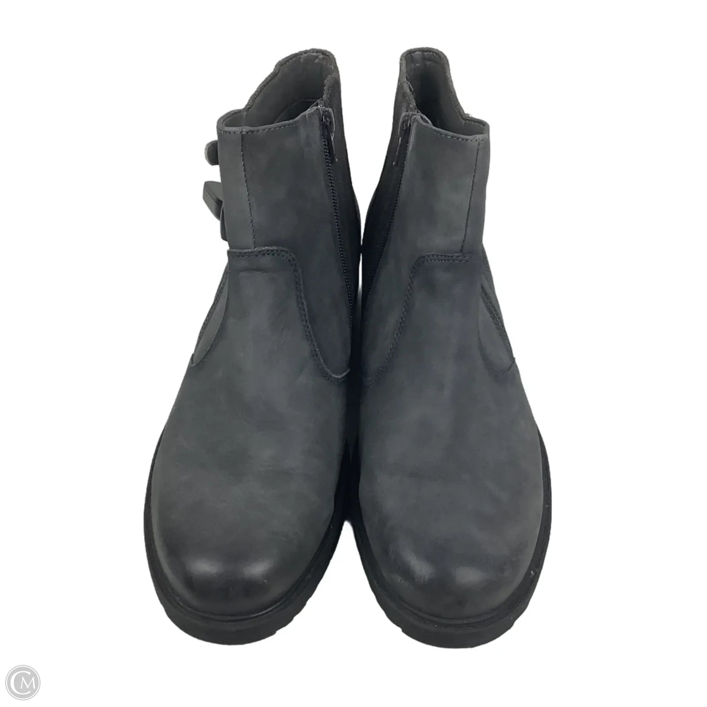 Boots Ankle Flats By Earth In Grey, Size: 11