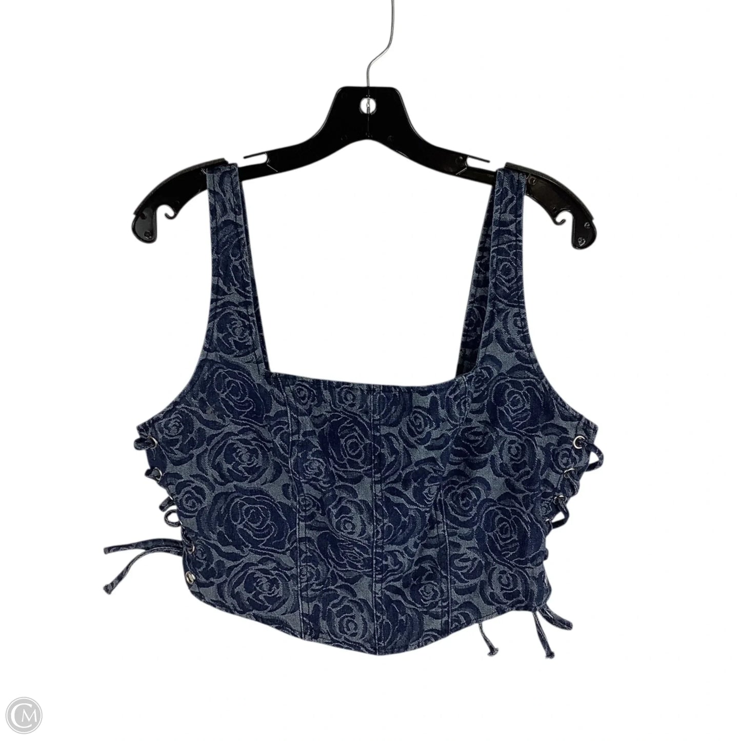 Top Sleeveless By Altard State In Blue Denim, Size: Xl