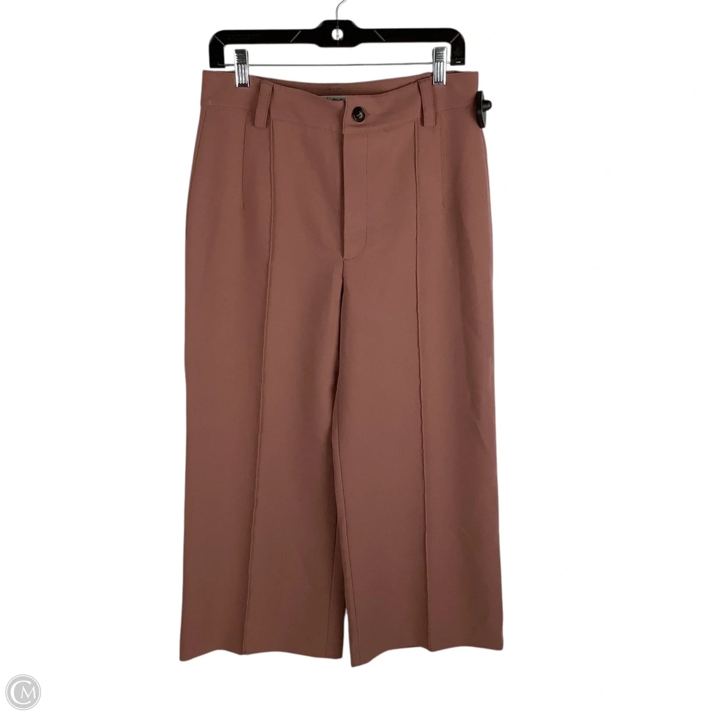 Pants Wide Leg By Zara In Pink, Size: M