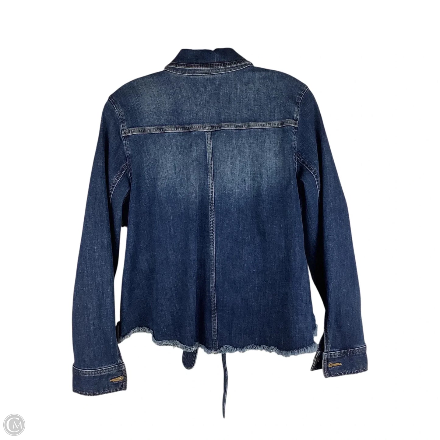 Jacket Denim By Cabi In Blue Denim, Size: S
