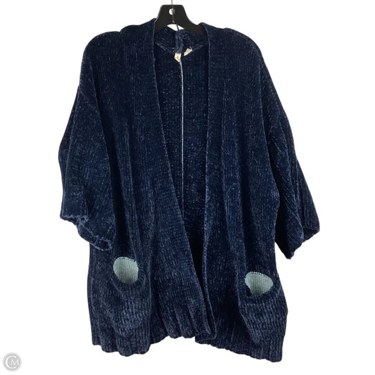 Sweater Cardigan By Moth In Navy, Size: S