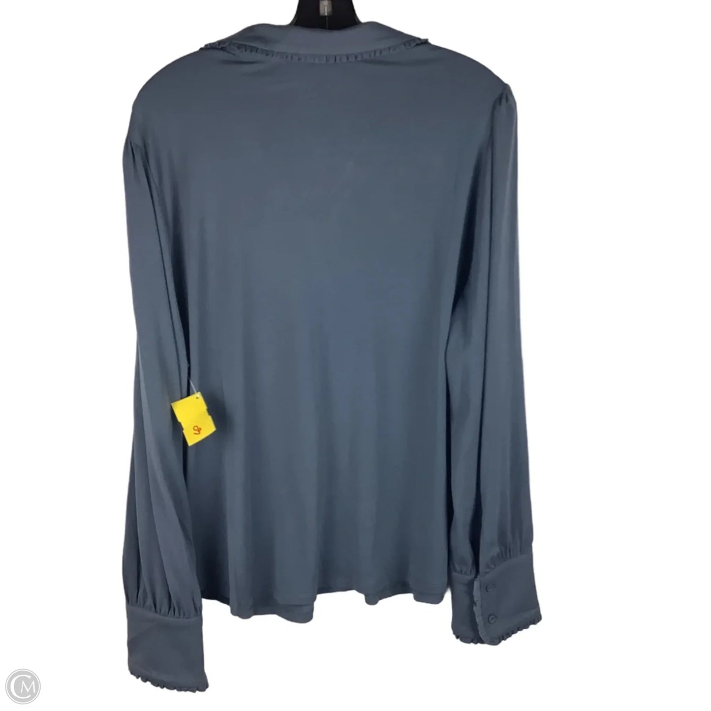 Top Long Sleeve By Adrianna Papell In Grey, Size: Xl
