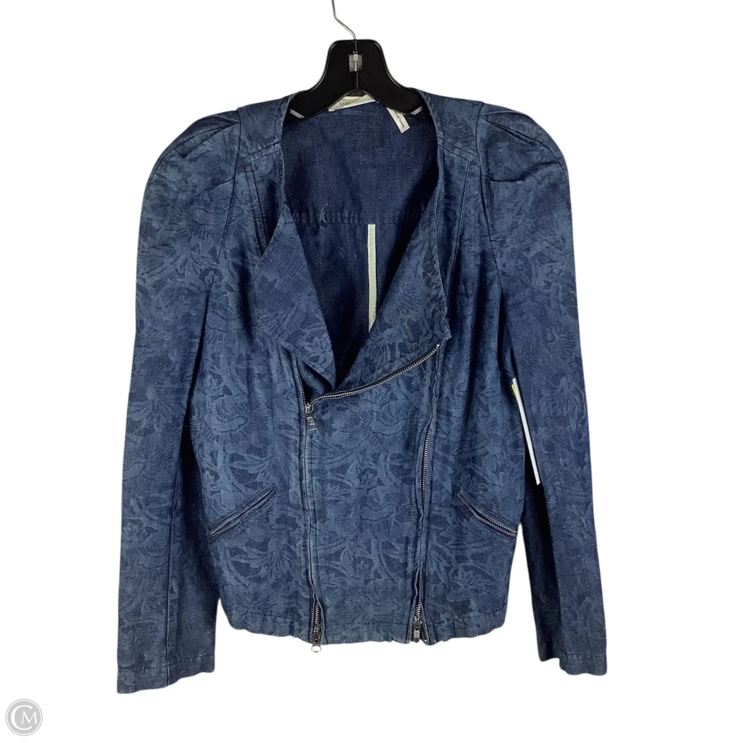 Jacket Designer By Isabel Marant In Blue Denim, Size: Est. M (38)