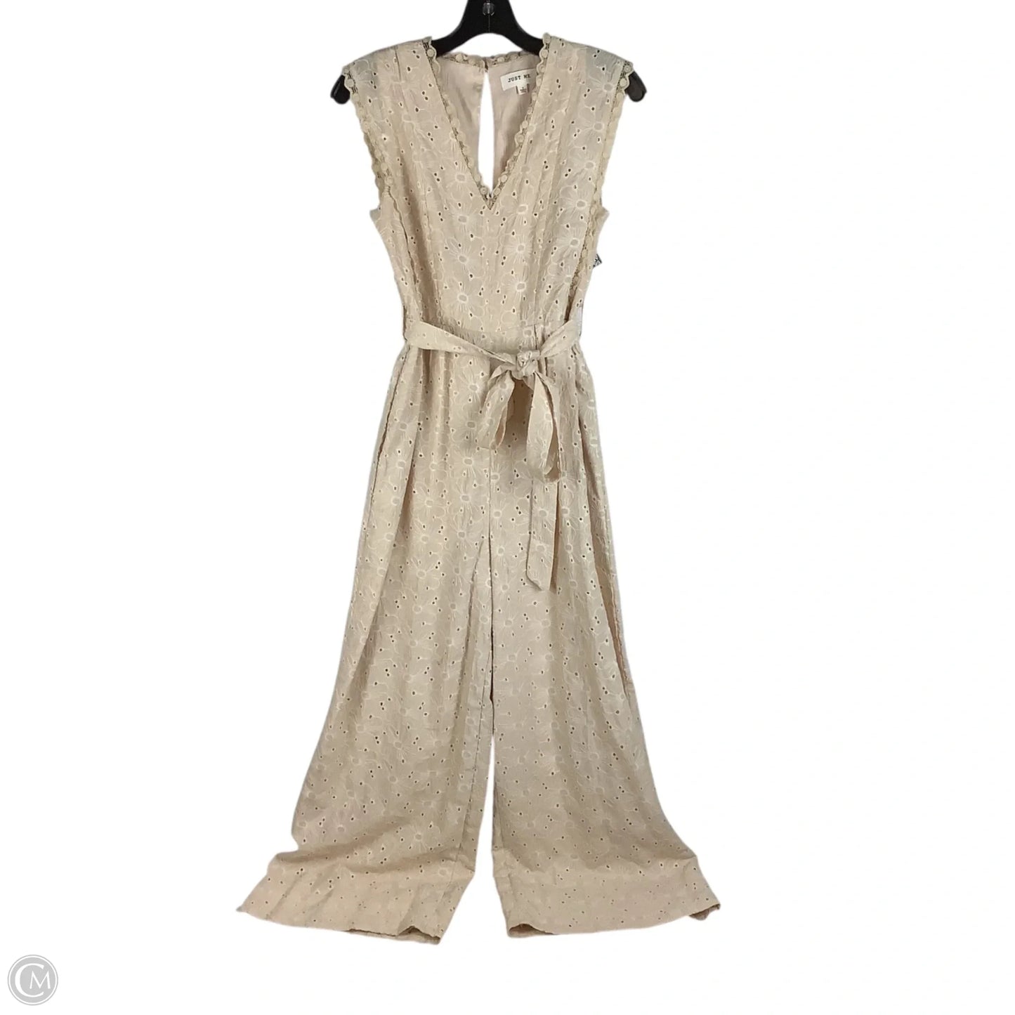 Jumpsuit By Clothes Mentor In Tan, Size: S