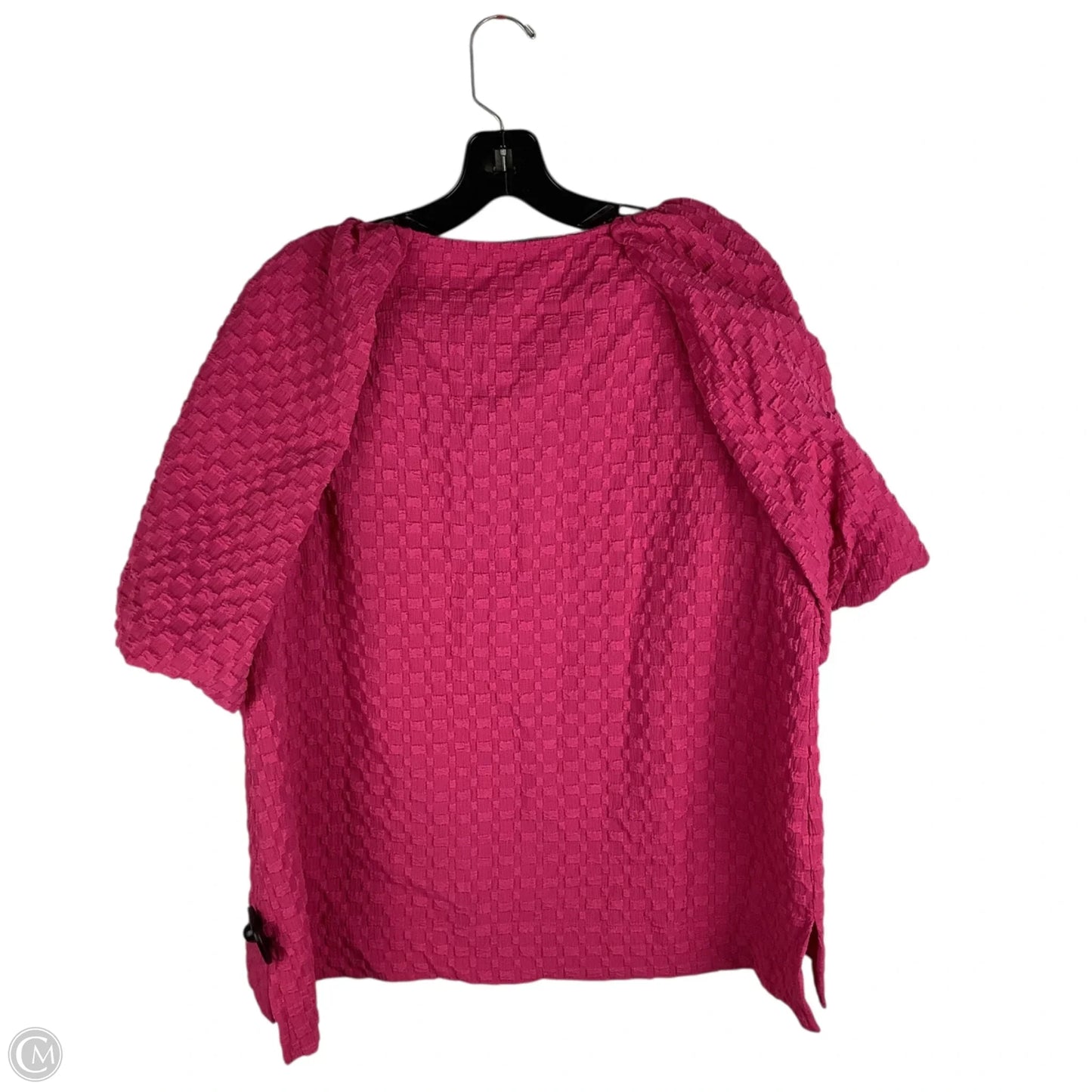 Top Short Sleeve By Umgee In Pink, Size: S (generous loose fit)