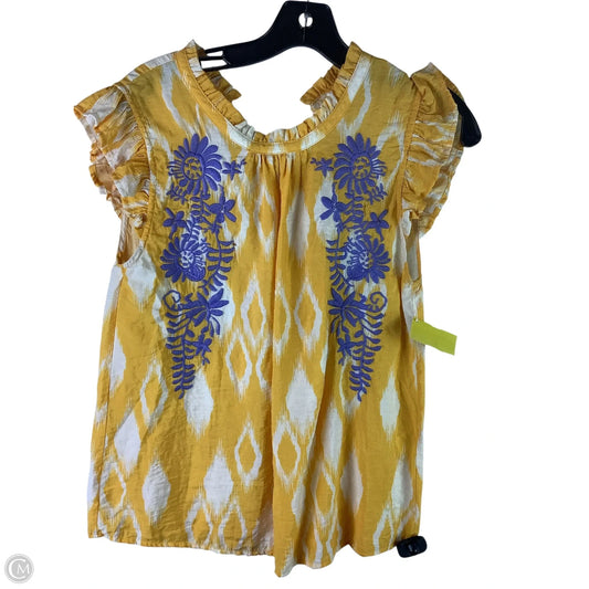 Top Sleeveless By Thml In Yellow, Size: S