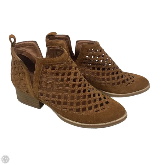 Boots Ankle Heels By Jeffrey Campbell In Brown, Size: 6