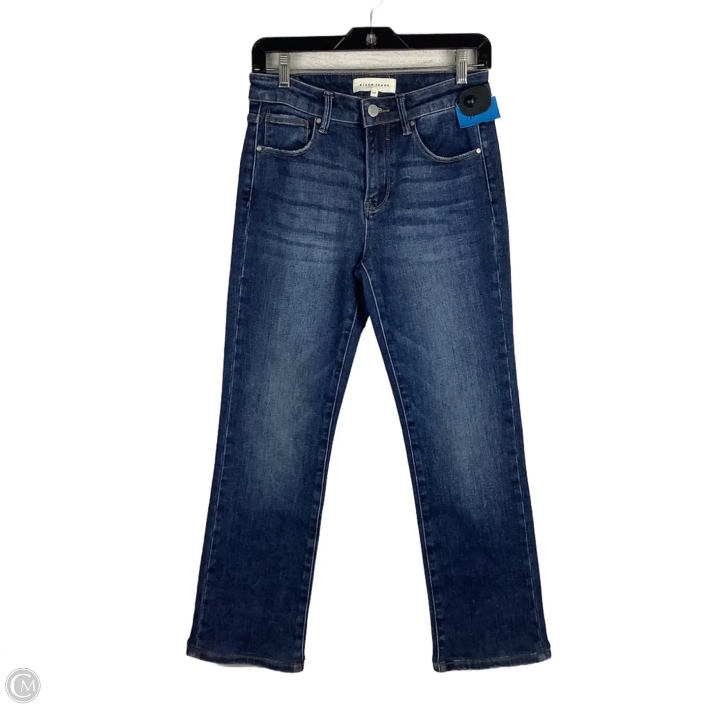Jeans Straight By Risen In Blue Denim, Size: 4
