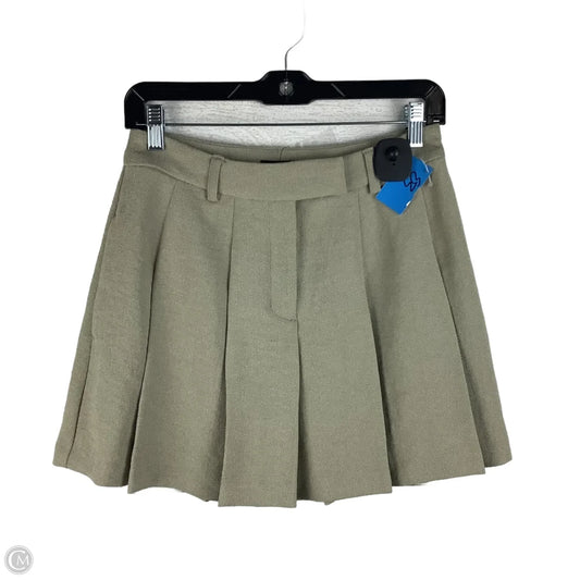 Skirt Mini & Short By Express In Taupe, Size: 0