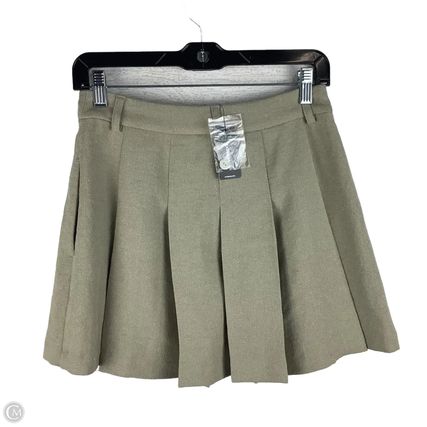 Skirt Mini & Short By Express In Taupe, Size: 0