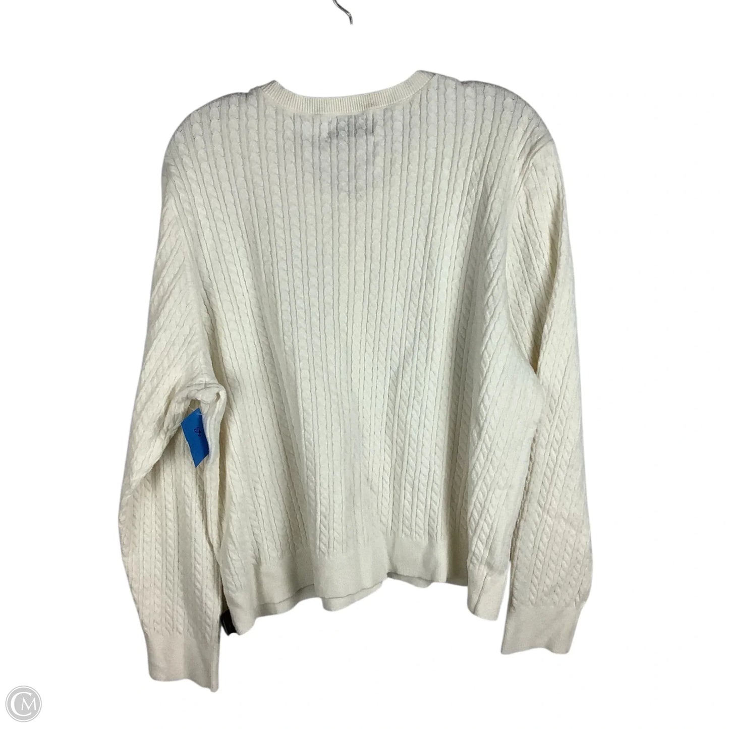 Sweater Cardigan By Old Navy In Cream, Size: 3x