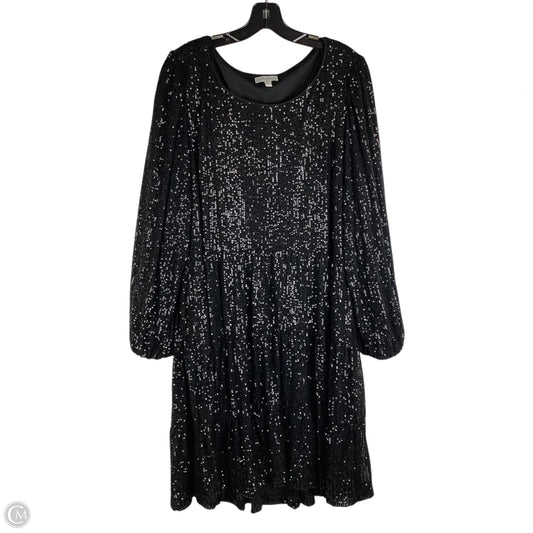 Dress Party Short By Crown And Ivy In Black, Size: 2x