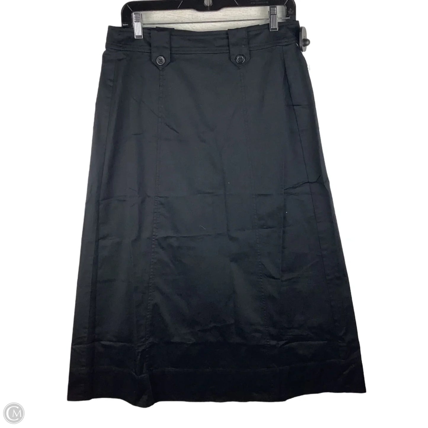 Skirt Midi By Ann Taylor In Black, Size: 4/S