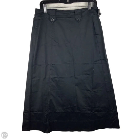Skirt Midi By Ann Taylor In Black, Size: 4/S