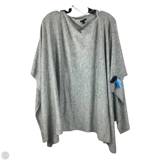 Shawl By Ann Taylor In Grey, Size: M