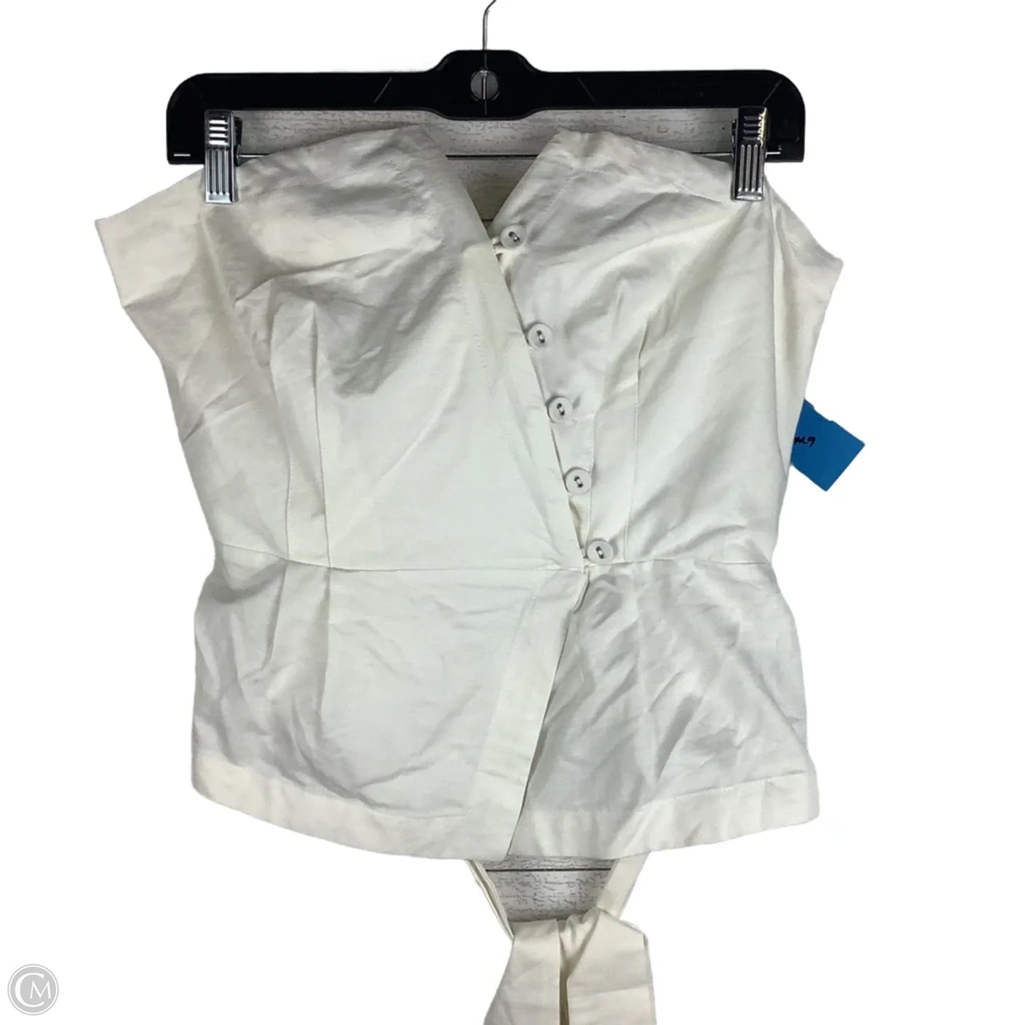 Top Sleeveless By Free People In White, Size: L