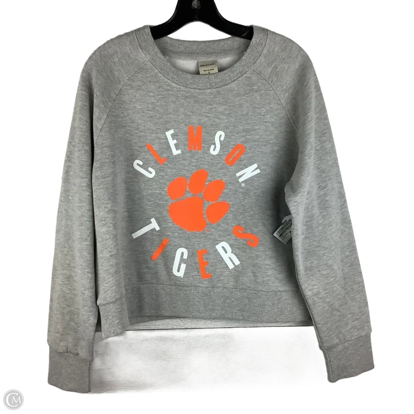 Sweatshirt Crewneck By Clothes Mentor In Grey, Size: S