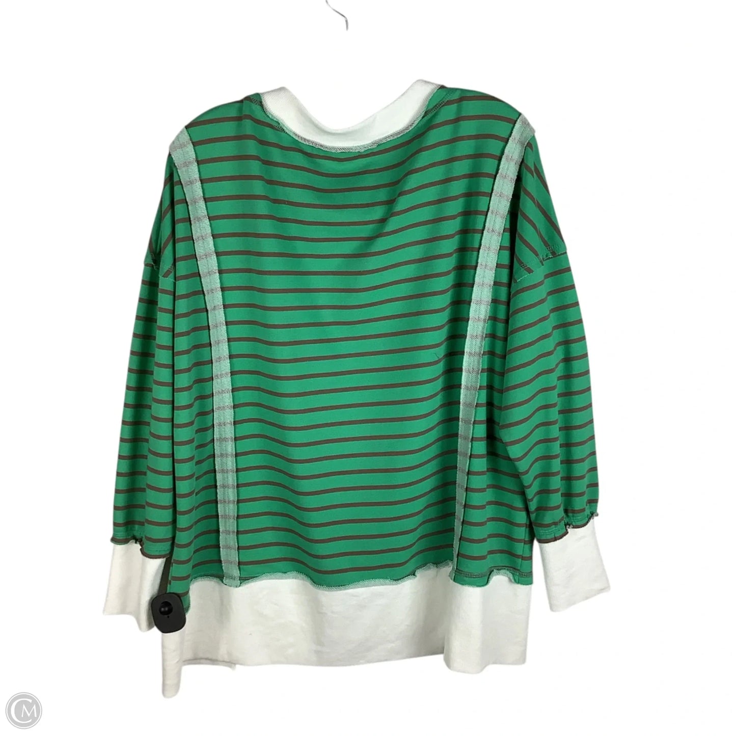 Sweatshirt Crewneck By White Birch In Green, Size: M (oversized)