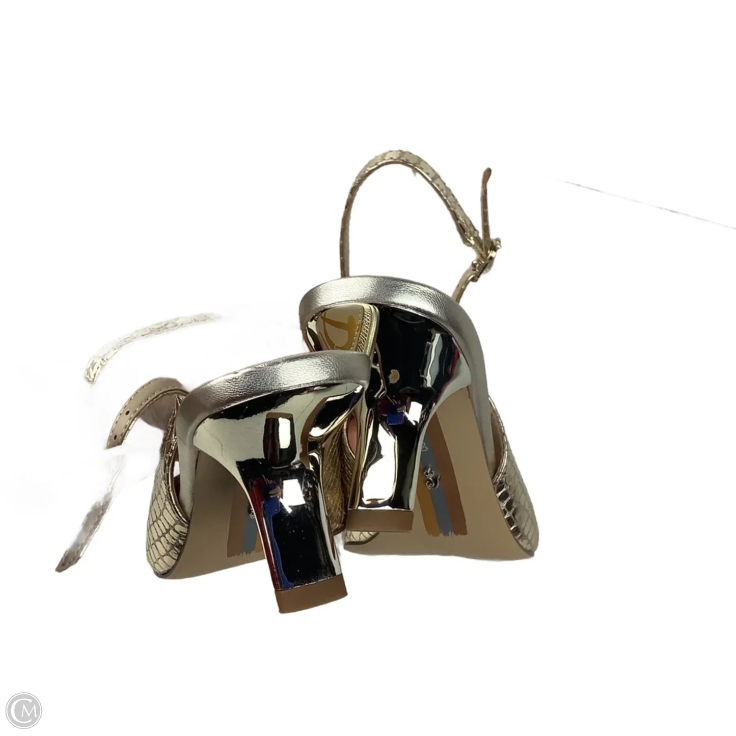 Shoes Heels Kitten By Sam Edelman In Gold, Size: 8