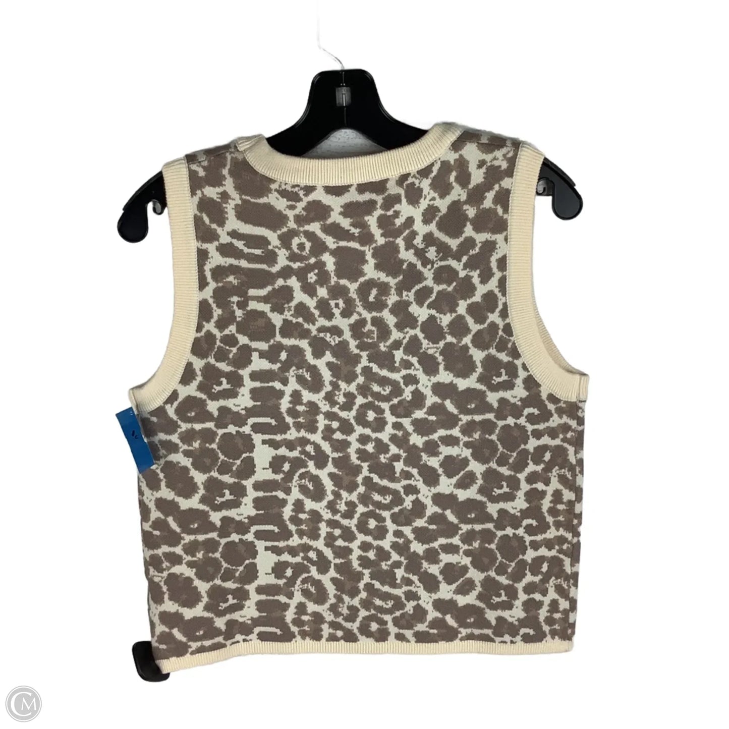 Top Sleeveless By Entro In Animal Print, Size: L
