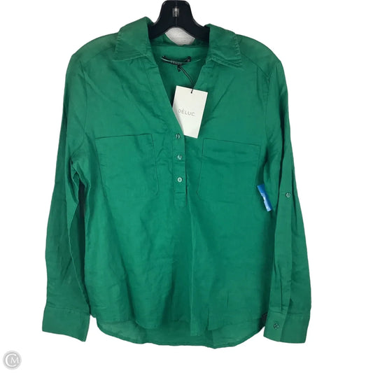 Top Long Sleeve By Clothes Mentor In Green, Size: S