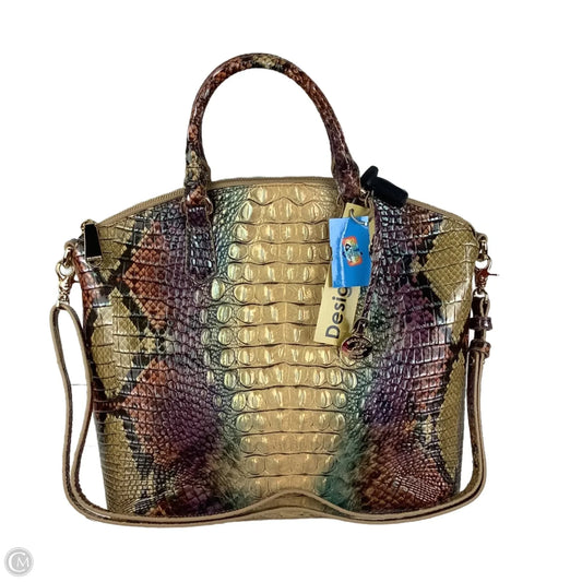 Handbag Designer By Brahmin, Size: Medium