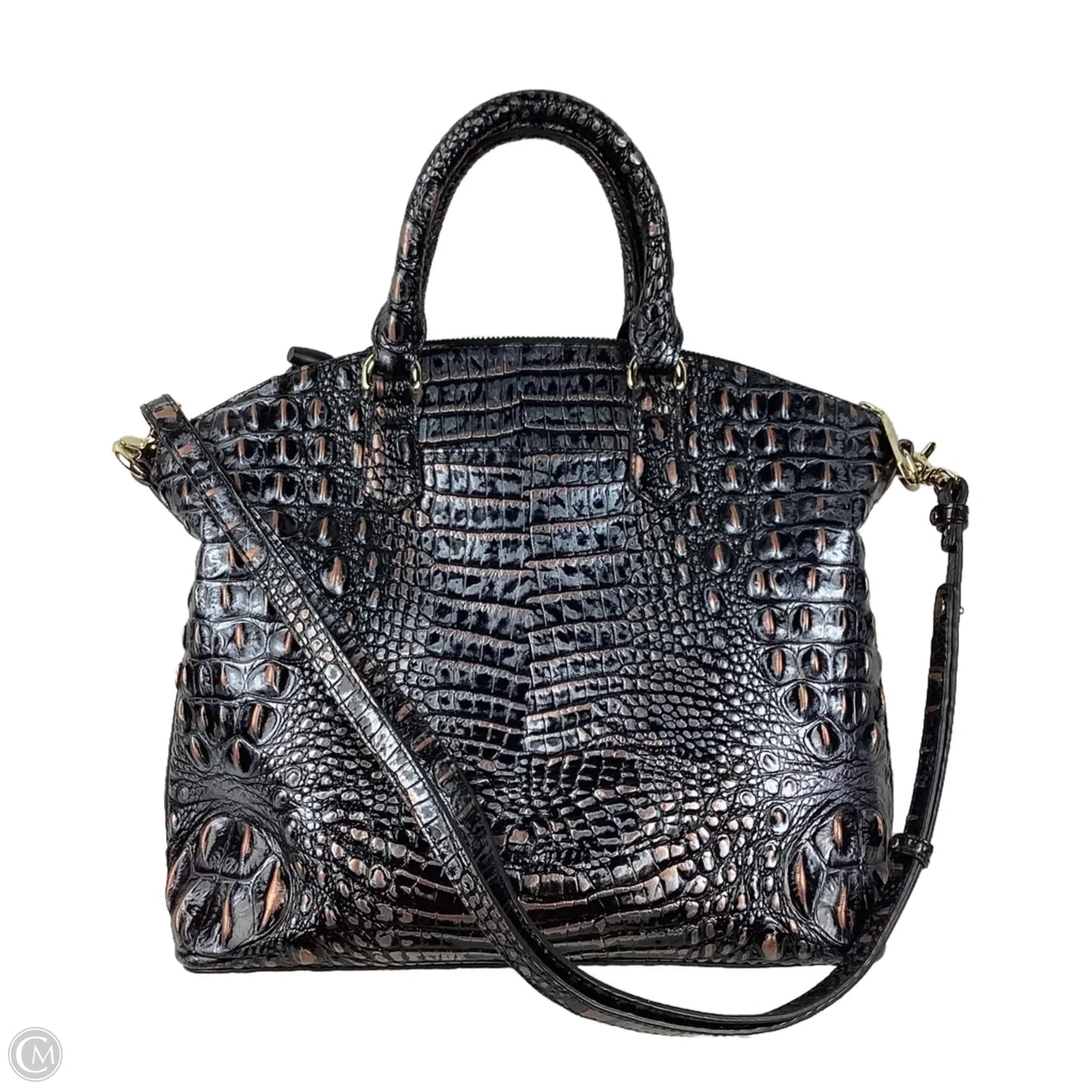 Handbag Designer By Brahmin, Size: Medium
