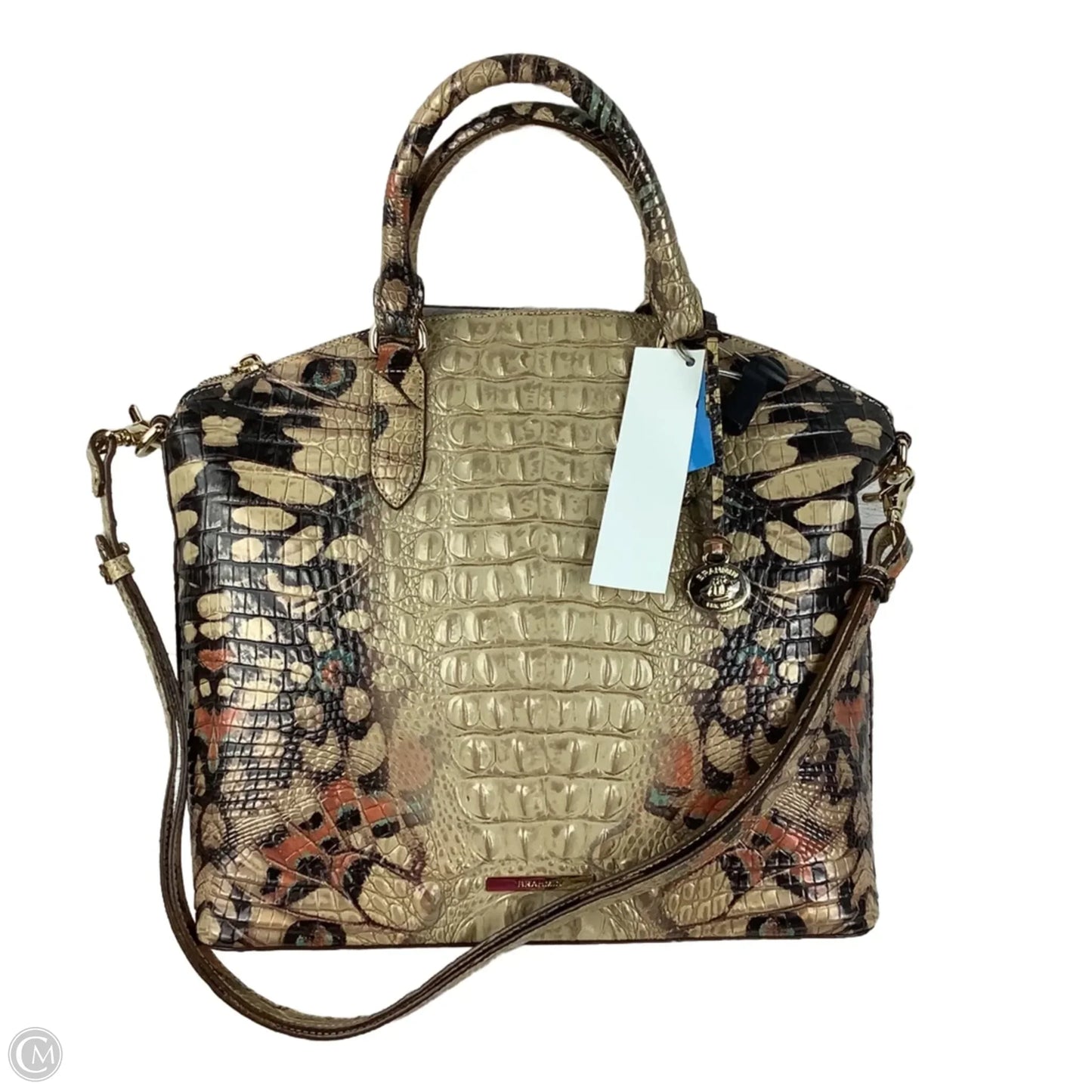 Handbag Designer By Brahmin, Size: Medium