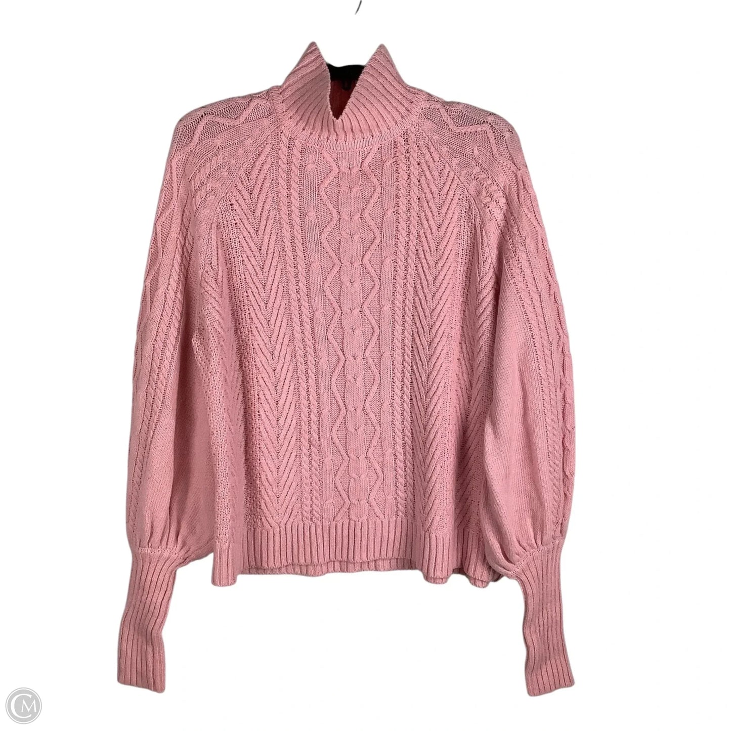 Sweater By Clothes Mentor In Pink, Size: L