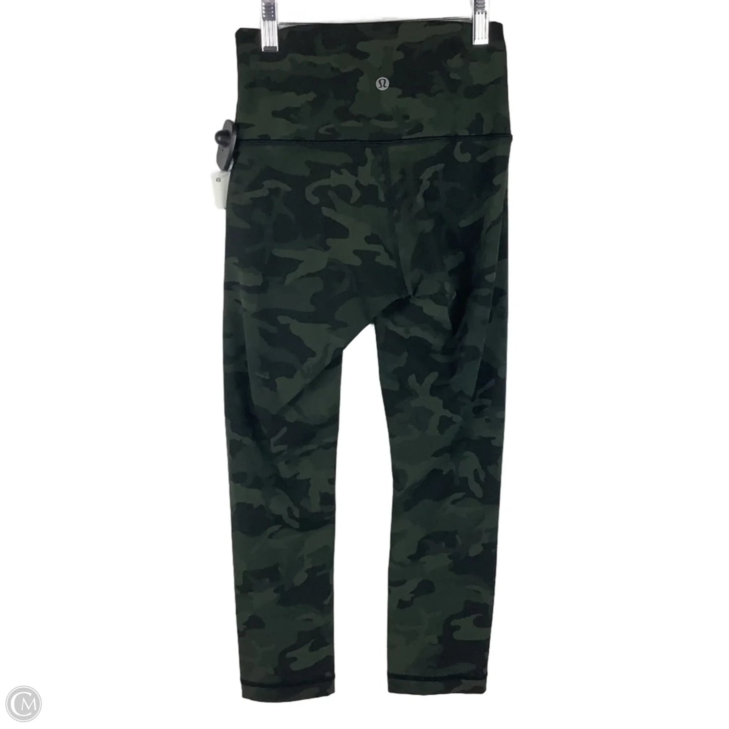 Athletic Capris By Lululemon In Camouflage Print, Size: 2